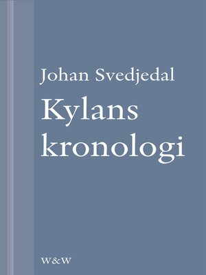 cover image of Kylans kronologi